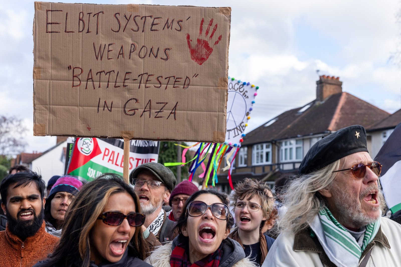 Elbit Systems Protest